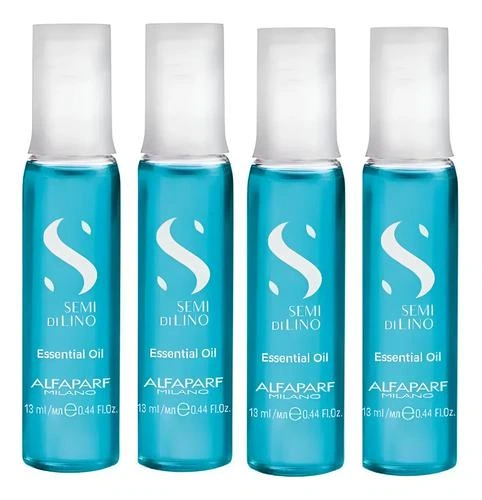 Alfaparf Milano Semi di Lino Sublime · Kit Essential — 4 ampolas de 13 ml