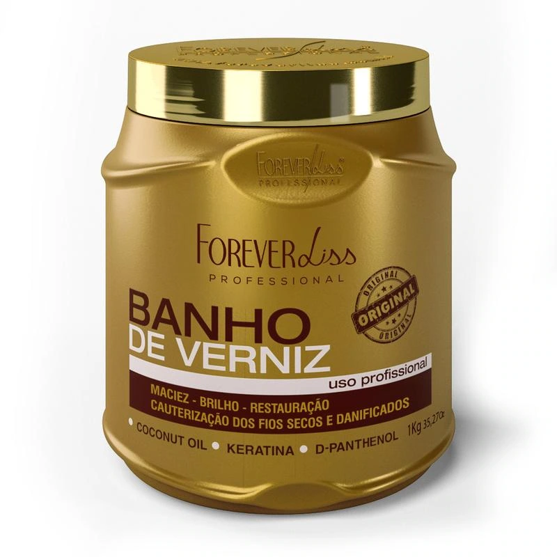 Forever Liss Máscara Banho de Verniz — Máscara capilar · 1 kg